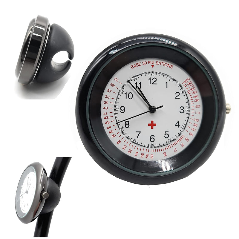[Australia] - Nurse Stethoscope Watch - Lightweight Metal Frame- Attaches Directly to Stethoscope for All Medical Professionals 
