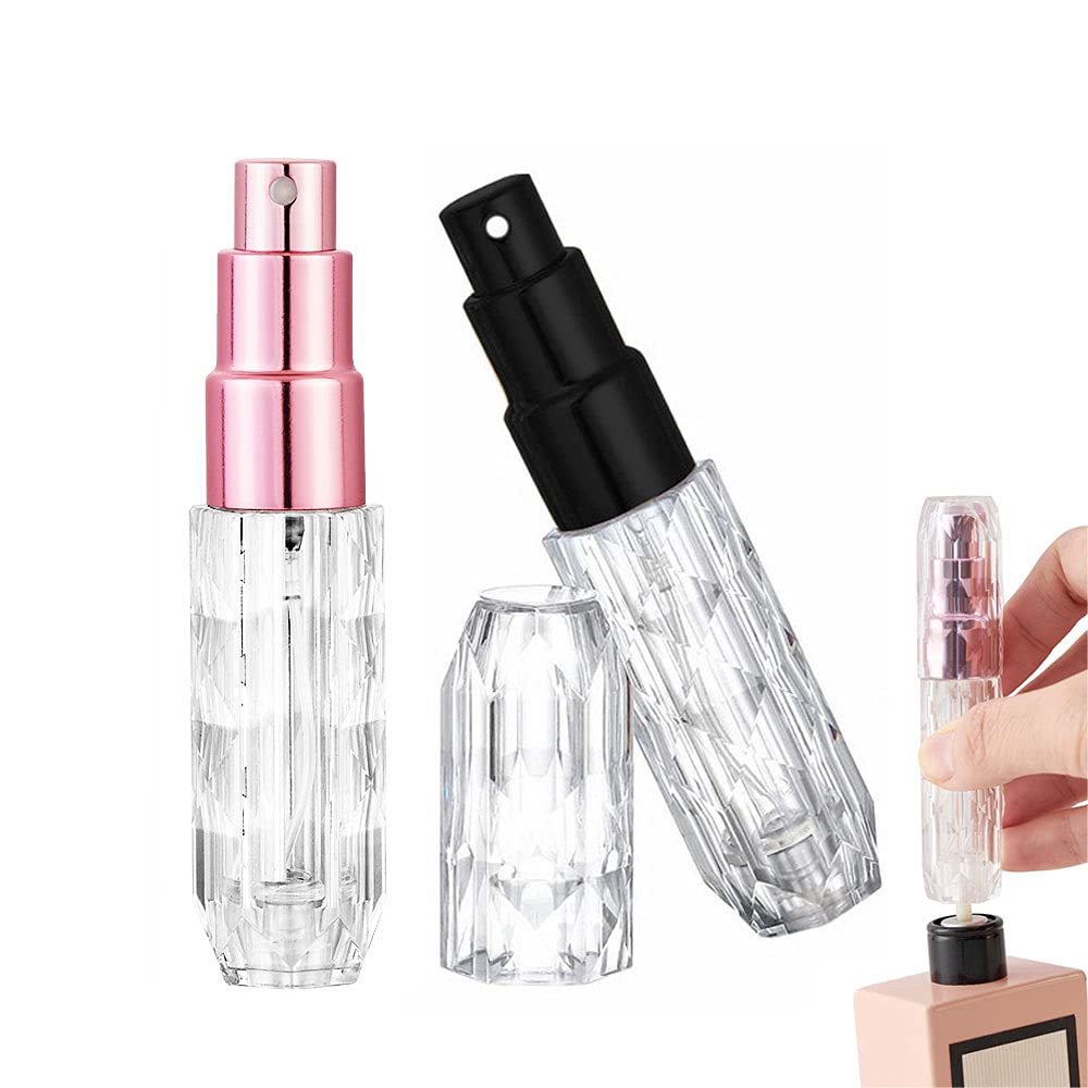 Amazon.com: BRILIFLED Refillable Perfume Bottle Atomizer for Travel  Portable Easy Refillable Perfume Spray Pump Bottle for Men and Women with  5ml Pocket Size Perfume Container : Beauty & Personal Care