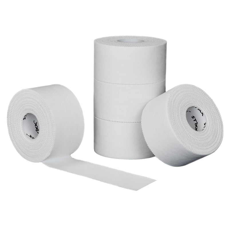 [Australia] - STIKK White Athletic Tape 5 Pack 1.5" x 15 Yard Rolls (45 feet) 