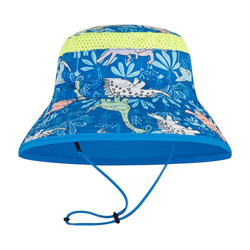 [Australia] - Duoyeree Kids Bucket Hat Sunscreen Fishing Hats Adjustable Summer Beach Hat for Little Boys Girls Blue Dinosaurs 6-24 Months 