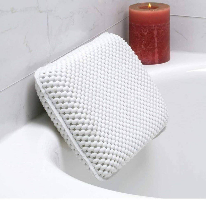 [Australia] - Bathtub Bath and Spa Pillow with Suction Cups, Supports Neck and Shoulders. Soft & Relaxing 