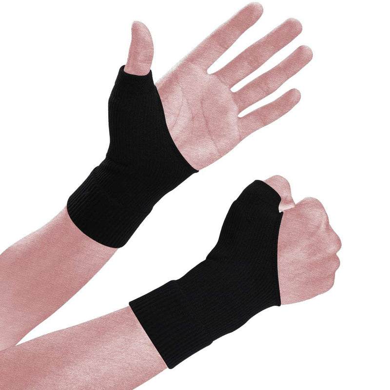 [Australia] - Thumb Arthritis Compression Gloves(1 Pair),Breathable Wrist Support Brace Fingerless Glove with Gel Hand Injury Pads,Comfortable Carpal Tunnel for Thumb Wrist Relieve Pain 