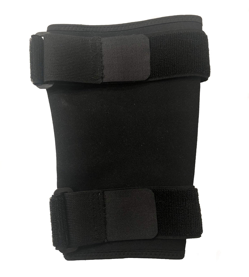 [Australia] - Ankle Monitor Bracelet Cover for SCRAM, Alcohol Monitor, House Arrest, Other Offenders - Black Neoprene, Adjustable Hook and Loop Straps 