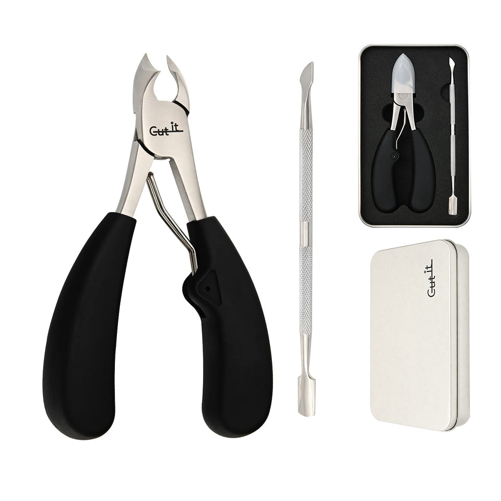 [Australia] - Cut It Toenail Clipper Kits, Toenail Clippers for Ingrown & Thick Nails, Professional Podiatrist Toenail Nipper for Men & Seniors, Pedicure Clippers Toenail Cutters with Stainless Super Sharp Blades 