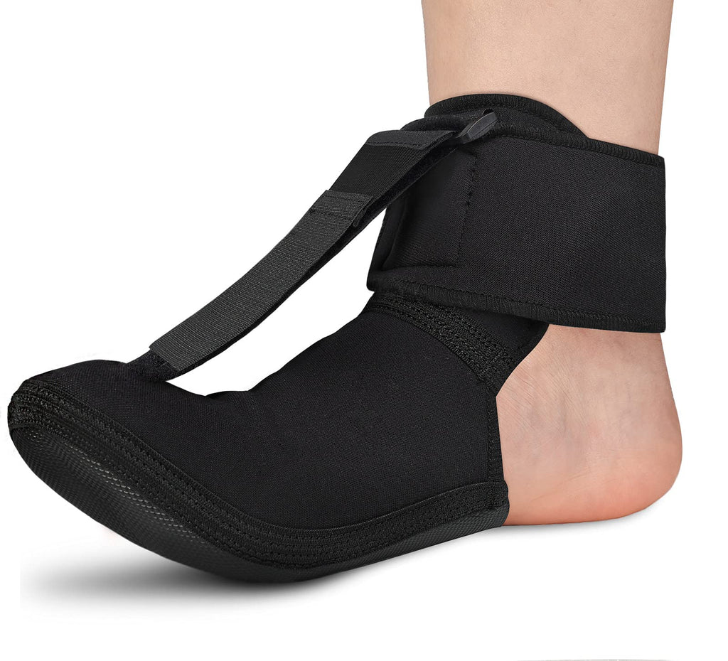 [Australia] - OneBrace Plantar Fasciitis Night Splint Sock - Soft Stretching Boot Splint for Aching Feet & Heel Relief，Achilles Tendonitis Foot Support Brace for Right or Left Foot（Medium） Medium（Pack of 1） 