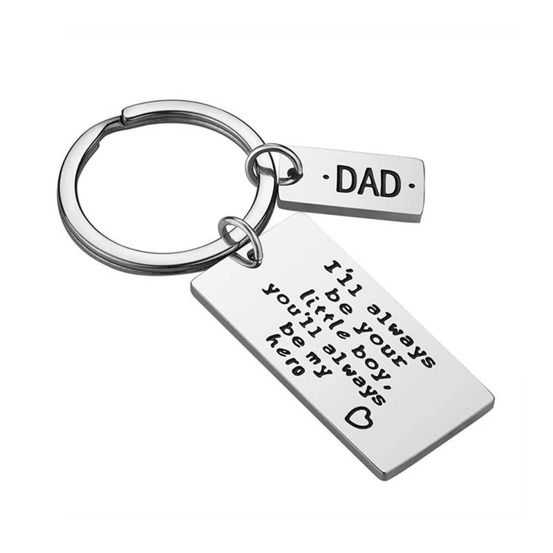 [Australia] - Father’s Day Gift from Daughter Stainless Steel Keychain for Birthday 01 