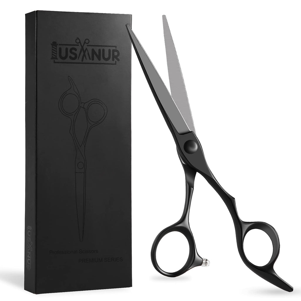 [Australia] - Hair Cutting Shears, Iusmnur Razor Edge Professional Barber Scissors 440C Stainless Hair Shears for Salon(6.8inch) 
