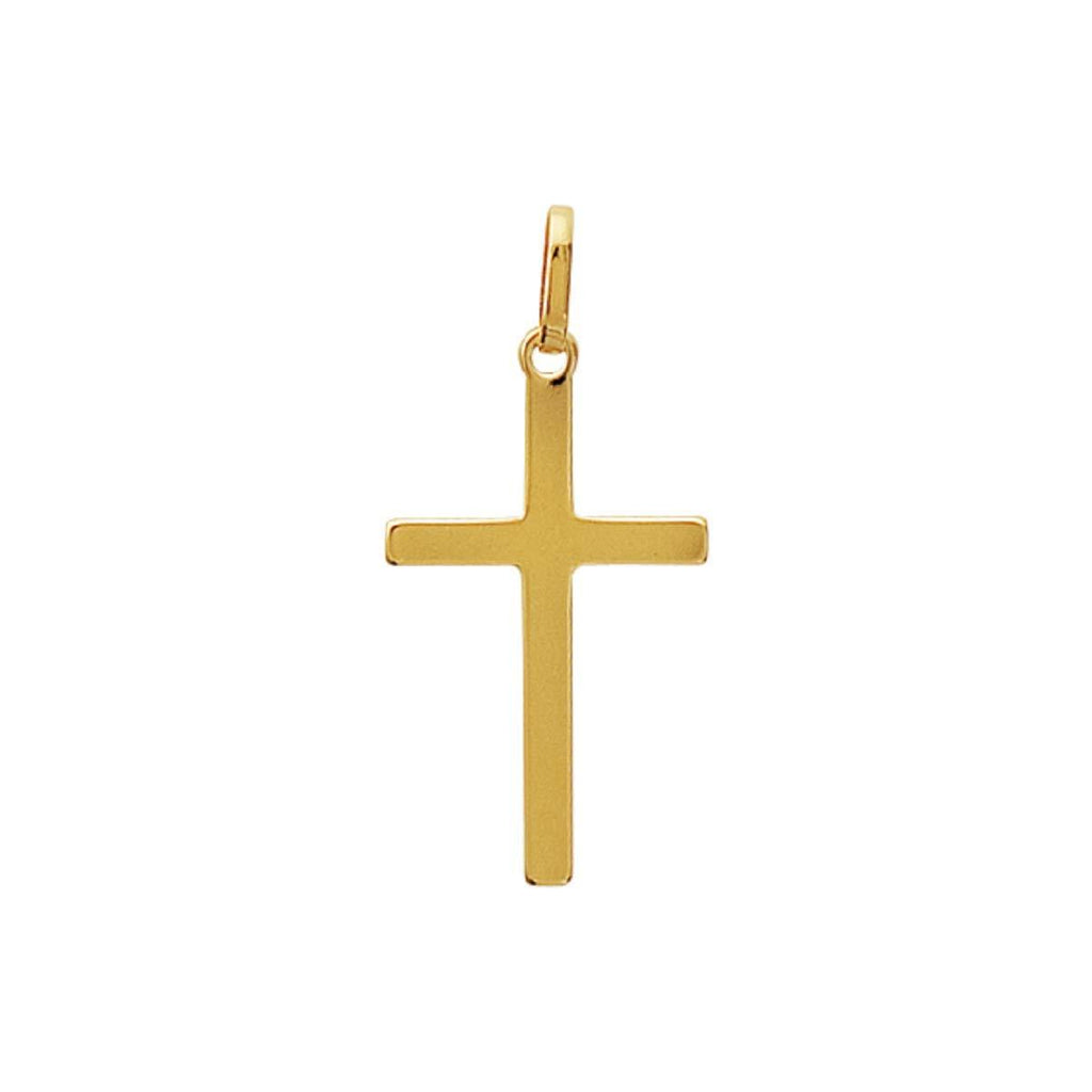 [Australia] - Mystigold Men and Women Cross Pendant Available in 18K Gold Plated and in .925 Sterling Silver Plated Rhodium and in Small, Medium and Large Gold Medium 