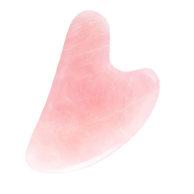 [Australia] - Jade Gua Sha Facial Tools- Women's Facial Beauty Tools Natural Jade Stone Pink Scraping Board for Physical Therapy and SPA Acupuncture Therapy Used for Face, Eyes, Neck and All Parts of The Body 