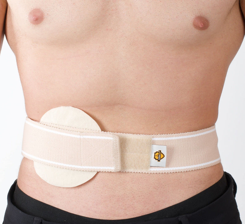 [Australia] - Armor Adult Umbilical Hernia Truss Support Belt for Relief of Abdominal Pain and Pressure, Stretchy Elastic Tummy Control Comfort for Men and Women, Size X-Large X Large 