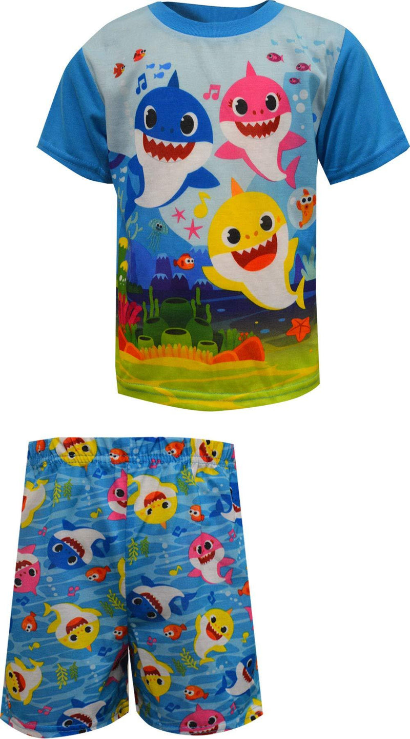 [Australia] - AME Sleepwear Boys' Baby Shark Under The Sea Toddler Pajamas 4T 
