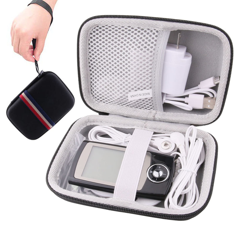 [Australia] - JINMEI Hard EVA Dedicated Case for TechCare Massager Tens Unit Plus Electronic Pulse Massager Machine Carrying Case 