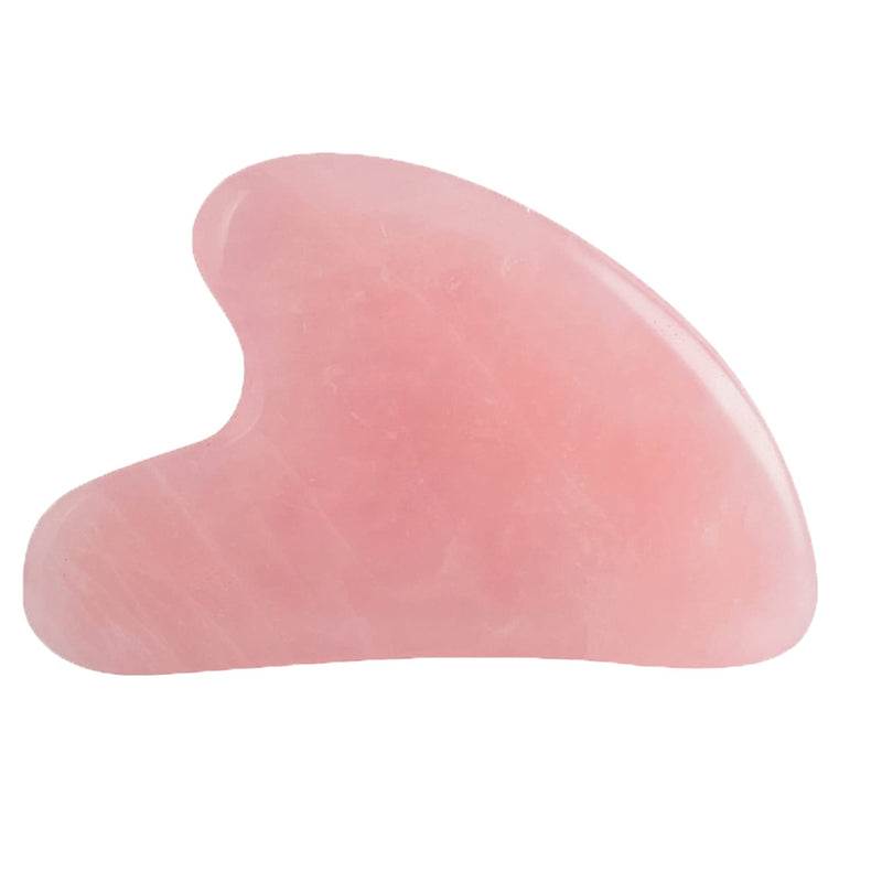 [Australia] - Gua Sha Tool for Face: Real Jade Gua Sha Tools Beauty Skin Care Facial Massager Scrapping Board, for Face and Body, for SPA Acupuncture Therapy Trigger Point Treatment(Pink) 