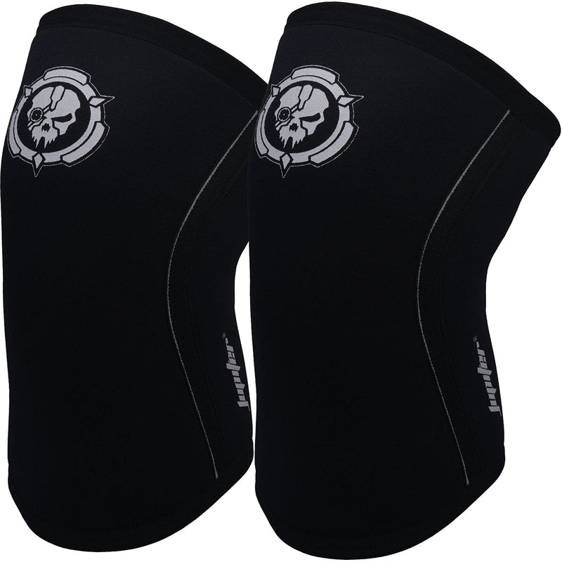 [Australia] - Knee Sleeves (1 Pair), 7mm Compression Knee Braces for Squats,Weightlifting,Powerlifting,Cross Training for Men & Women Medium Black 