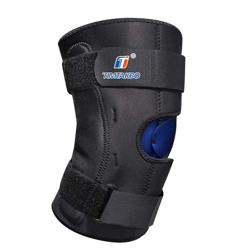 [Australia] - Hinged Knee Brace for Knee Pain,Compression Knee Wrap with Side Stabilizers for Protection,Knee Support Men,ACL,Arthritis,Recovery,2XL fit thigh18.5-20"/calf16.5-18.5" Black Hinged Knee Brace 2X-Large (Pack of 1） 