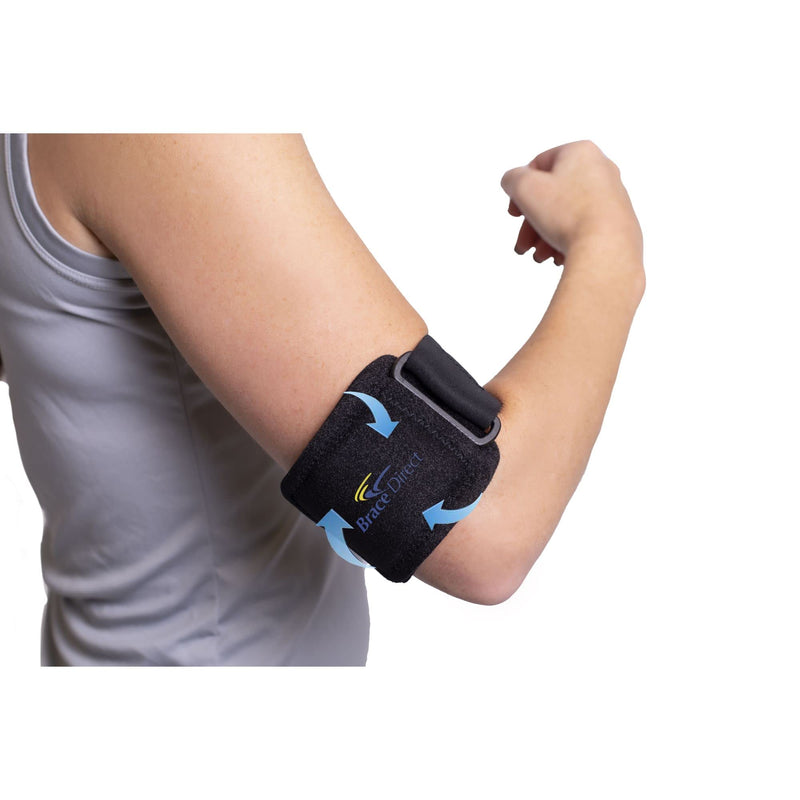 [Australia] - Tennis & Golf Elbow Cold Gel Therapy Compression Brace - Reusable Ice Pack Wrap with Strap- Pain Relief for Tendonitis, Injuries, Medial Epicondylitis, Joint Pain by Brace Direct 