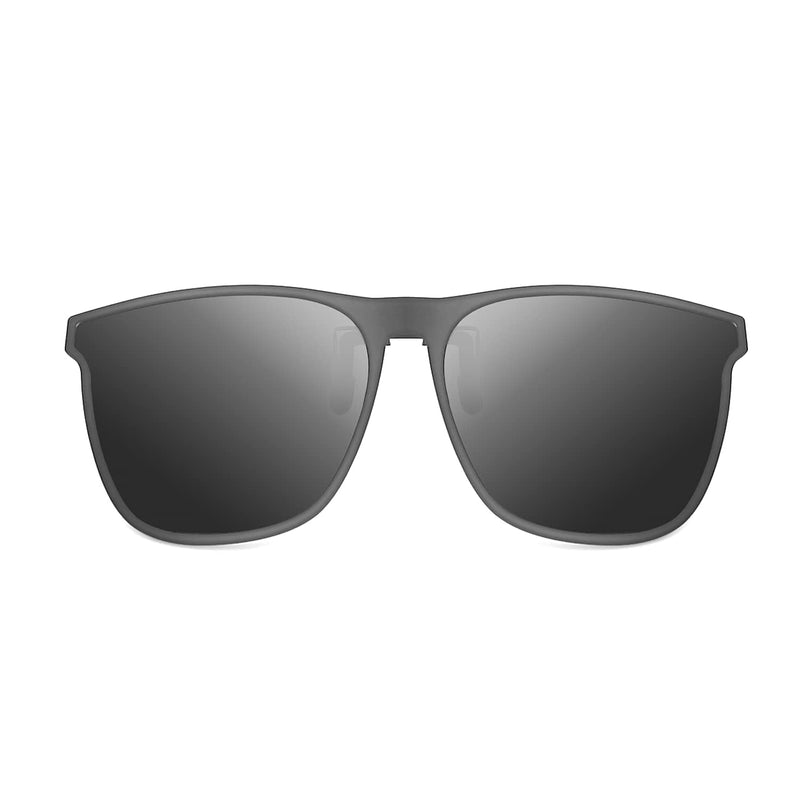 [Australia] - Polarized Clip on Sunglasses Men & Women,UV protection, Driving Glasses with Flip Up, Anti-Glare, Oversized Black 