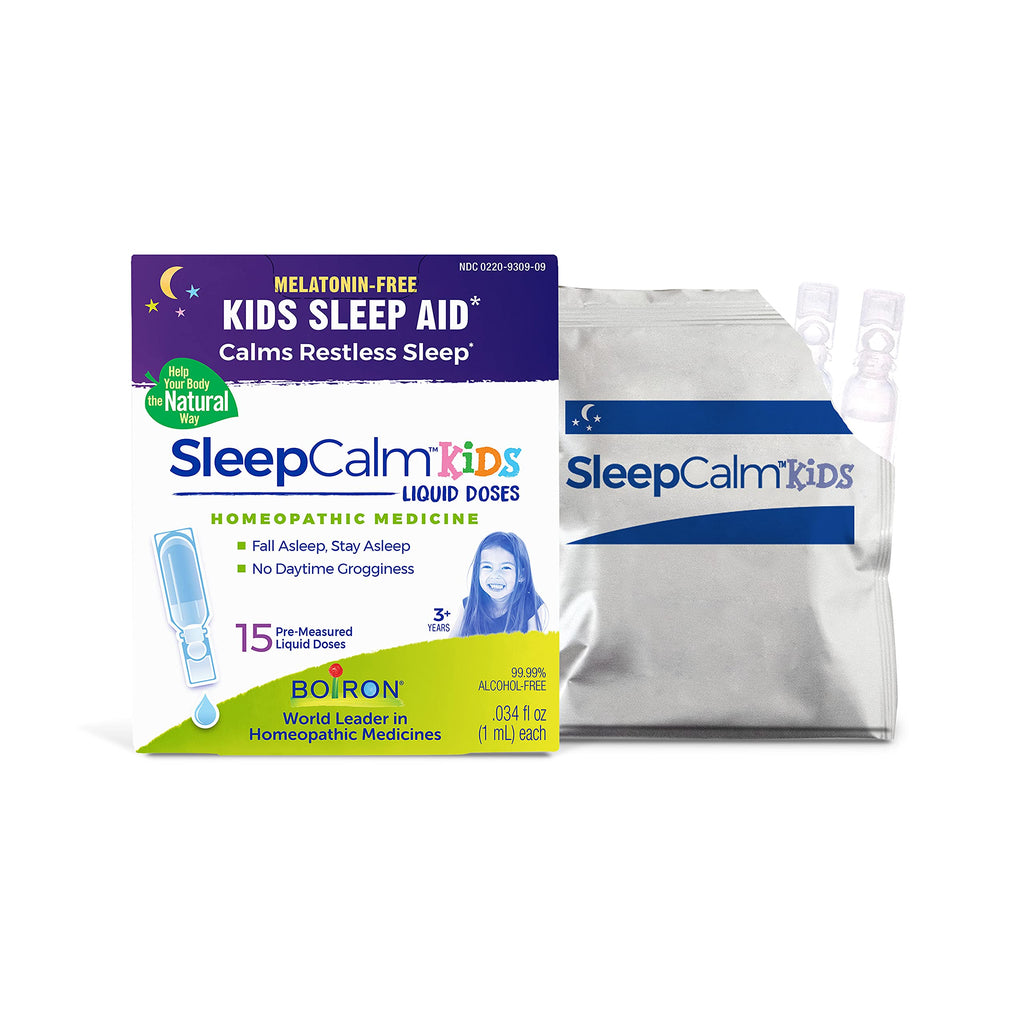 [Australia] - Boiron SleepCalm Kids Liquid Doses Sleep Aid for Deep, Relaxing, Restful Nighttime Sleep - Melatonin-Free and Non Habit-Forming - 15 Count 