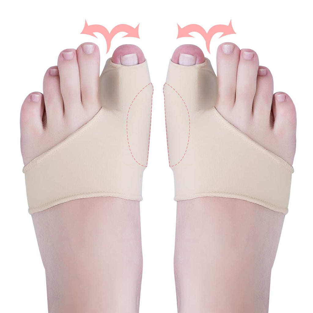 [Australia] - Bunion Corrector for Women, Toe Splints, Soft Gel Cushion Toe Spacers, Toie Separators for Overlapping, Toes Orthopedic for Hallux Valgus, Big Toe Joint Pain Relief for Day/Night Support (Small) Small 