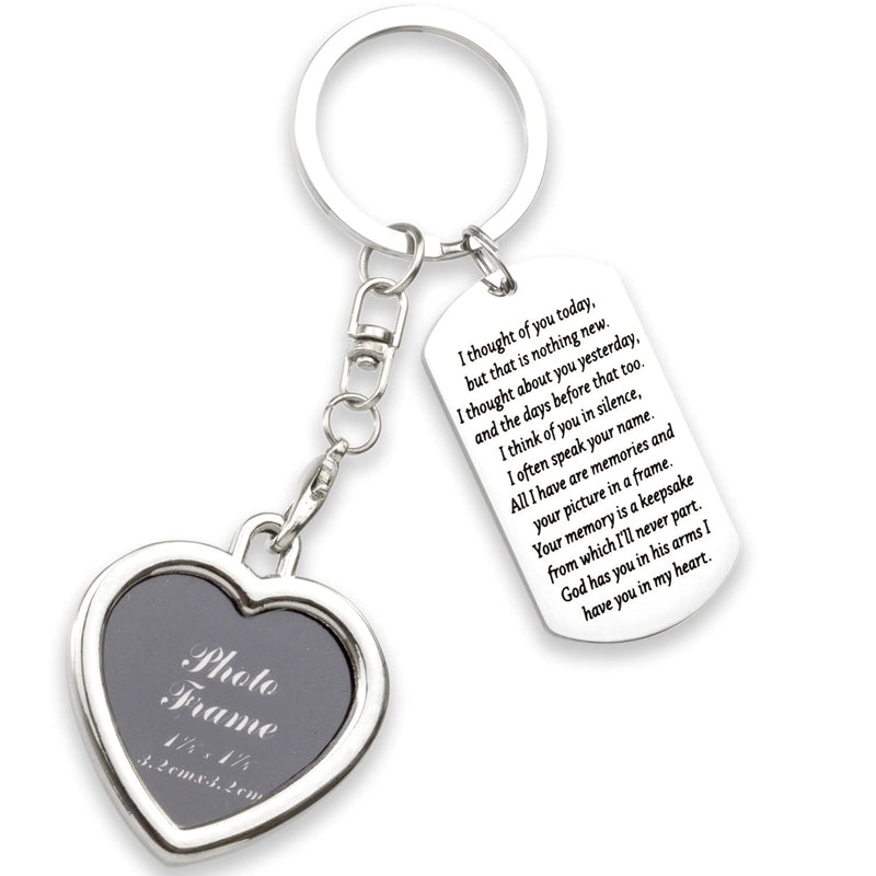 [Australia] - Hutimy Memorial Jewelry for Loss of Father Mother Dad in Heaven Gift for Daughter Son Lose Jewelry Sympathy Keychain 