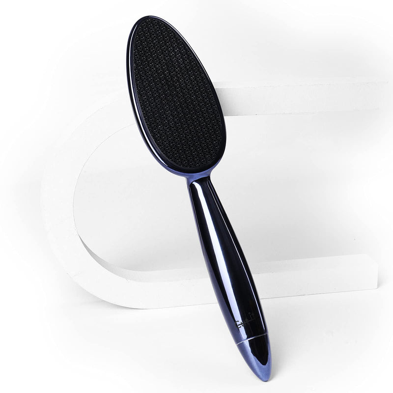 [Australia] - Cut it Foot File with Nano Glass Surface and long handle, Professional Foot Care, Dead Skin, Hard Skin, Callus, Cracking Removal, Washable, Can Be Used On Both Wet and Dry Feet Blue 