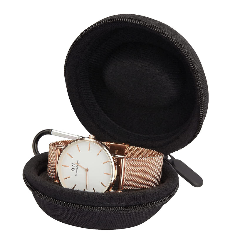[Australia] - Portable Travel Watch Case, Shock-Resistant Wristwatches Smart Watches Storage Holder Box 