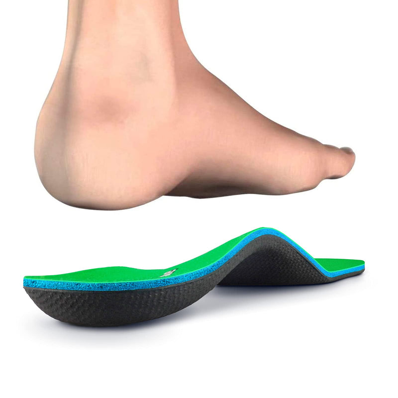 [Australia] - Kelaide Arch Support Insoles for Women & Men, Orthotic Shoe Inserts for Flat Feet, Plantar Fasciitis, Foot Pain, Overpronation(8-8.5 Women/6-6.5 Men) Green 8-8.5 Women/6-6.5 Men 