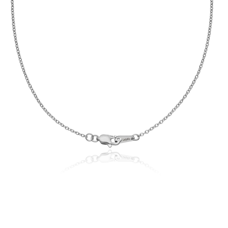 [Australia] - Ladylike 925 Sterling Silver Chain for Women Girls, 1.25mm Italian Cable Chain Necklace, Classic Lobster Claw Clasp, Extreme Solid and Anti-oxidation, 16/18/20/22/24 Inch 16.0 Inches 