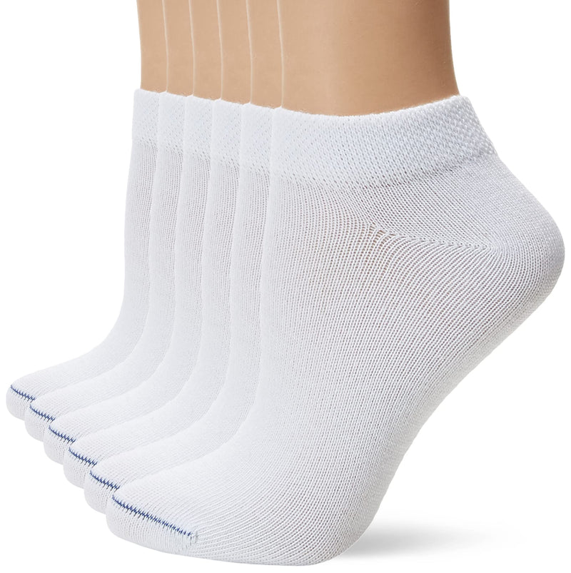 [Australia] - Dr. Scholl's Women's Diabetes & Circulator Socks - 4 & 6 Pair Packs Low Cut 4-10 White 