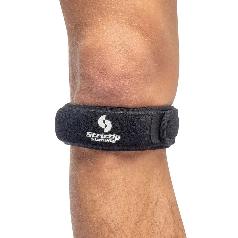[Australia] - StrictlyStability Patellar Tendon Knee Strap for Pain Relief for Athletic Support, Jumper’s Knee, Runner's Knee and Tendonitis (One Size) One Size 