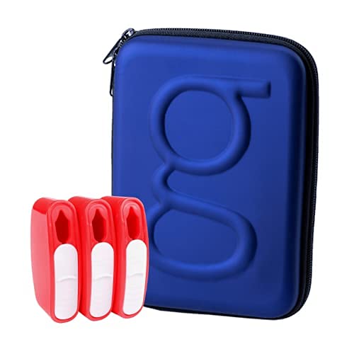[Australia] - Glucology Diabetes Travel Essentials (Blue Classic Diabetes Travel Case) and 3x Travel Sharps Disposal Containers 