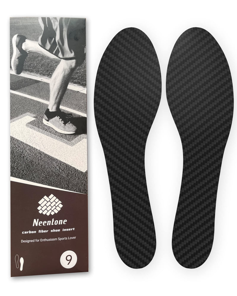 [Australia] - Carbon Fiber Insole 270mm Men's Size 9 / Women's 10, Carbon Fiber Shoe Inserts for Man Woman, Basketball Football Hiking Sports Insole, Orthotic Shoe Stiffener Insert for Hallux Rigidus Mortons Toe 