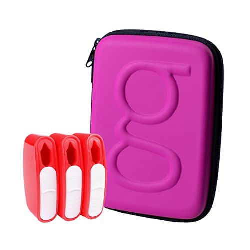 [Australia] - Glucology Diabetes Travel Essentials (Pink Classic Diabetes Travel Case) and 3X Travel Sharps Disposal Containers 