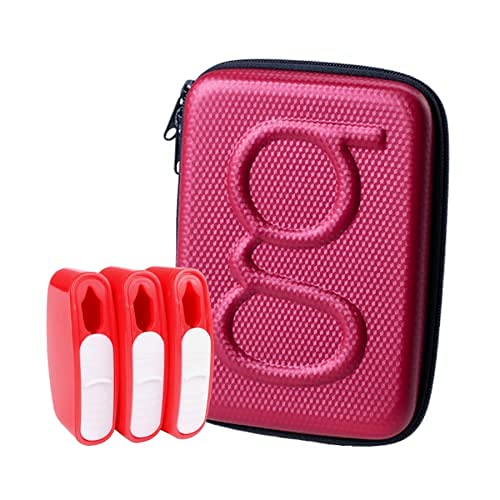 [Australia] - Glucology Diabetes Travel Essentials (Red Classic Diabetes Travel Case) and 3x Travel Sharps Disposal Containers 