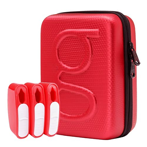 [Australia] - Glucology™ Diabetes Travel Essentials (Red Plus Diabetes Travel Case) and 3x Travel Sharps Disposal Containers 