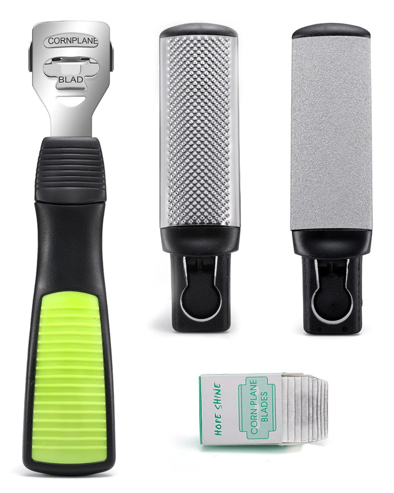 [Australia] - Callus Remover for Feet Pedicure Kit .Multifunctional and Detachable 3 in1 Foot Scrubber .Stainless Steel Foot File.Suitable For Both Wet And Dry Feet. 