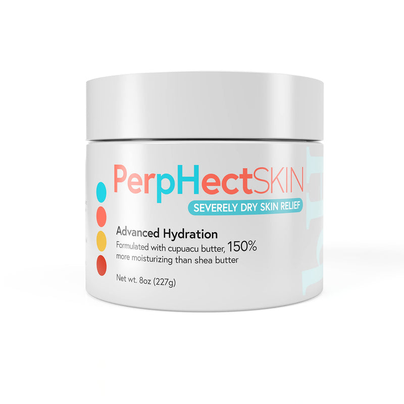[Australia] - Severely Dry Skin Relief Cream with Cupuacu Butter, Shea Butter, Fragrance-Free, Lightweight, Long Lasting Moisturizer for Body & Face, Paraben-, Sulfate, Petrochemical-Free, Face Moisturizer, Face Cream, 8 Oz 