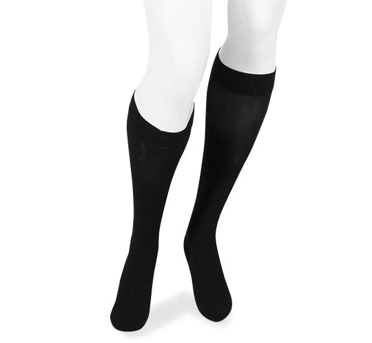 [Australia] - Juzo Power Vibe Premium Compression Socks For Men and Women 15-20 mmHg X-Large Deep Black 