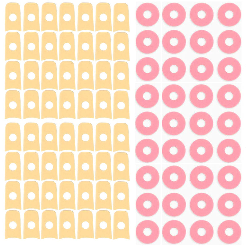 [Australia] - Reppkyh 96 Pieces Self Adhesive Foam Callus Cushions Toe Pads,Corn Pads Rubbing on Shoes, Reduce Foot and Heel Pain Pinky+ Nude 
