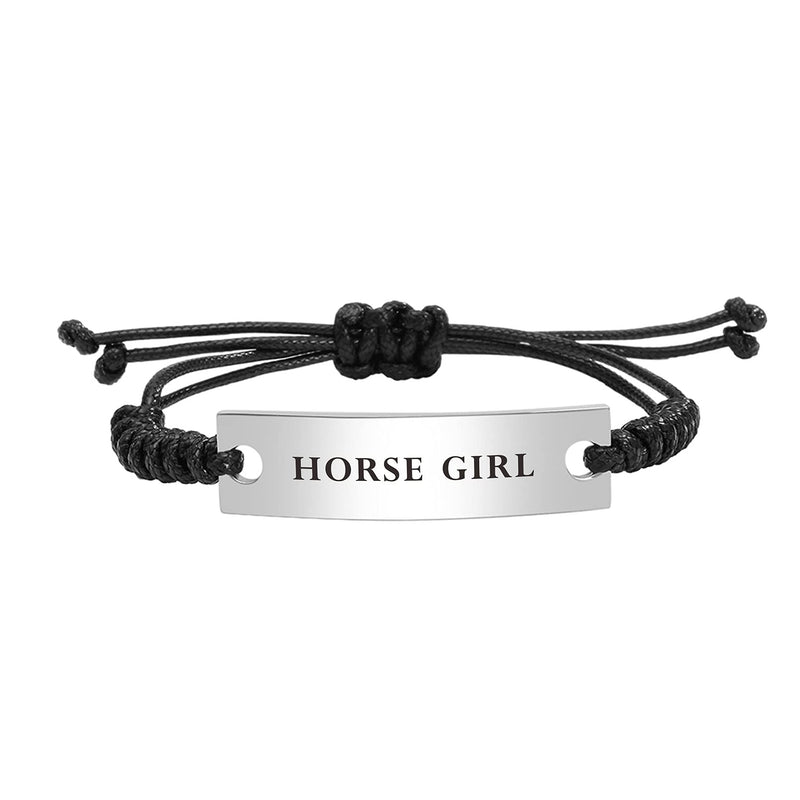 [Australia] - Horse Girl Bracelet Horse Rider Jewelry Bracelet for Women Girls Horse Lovers 