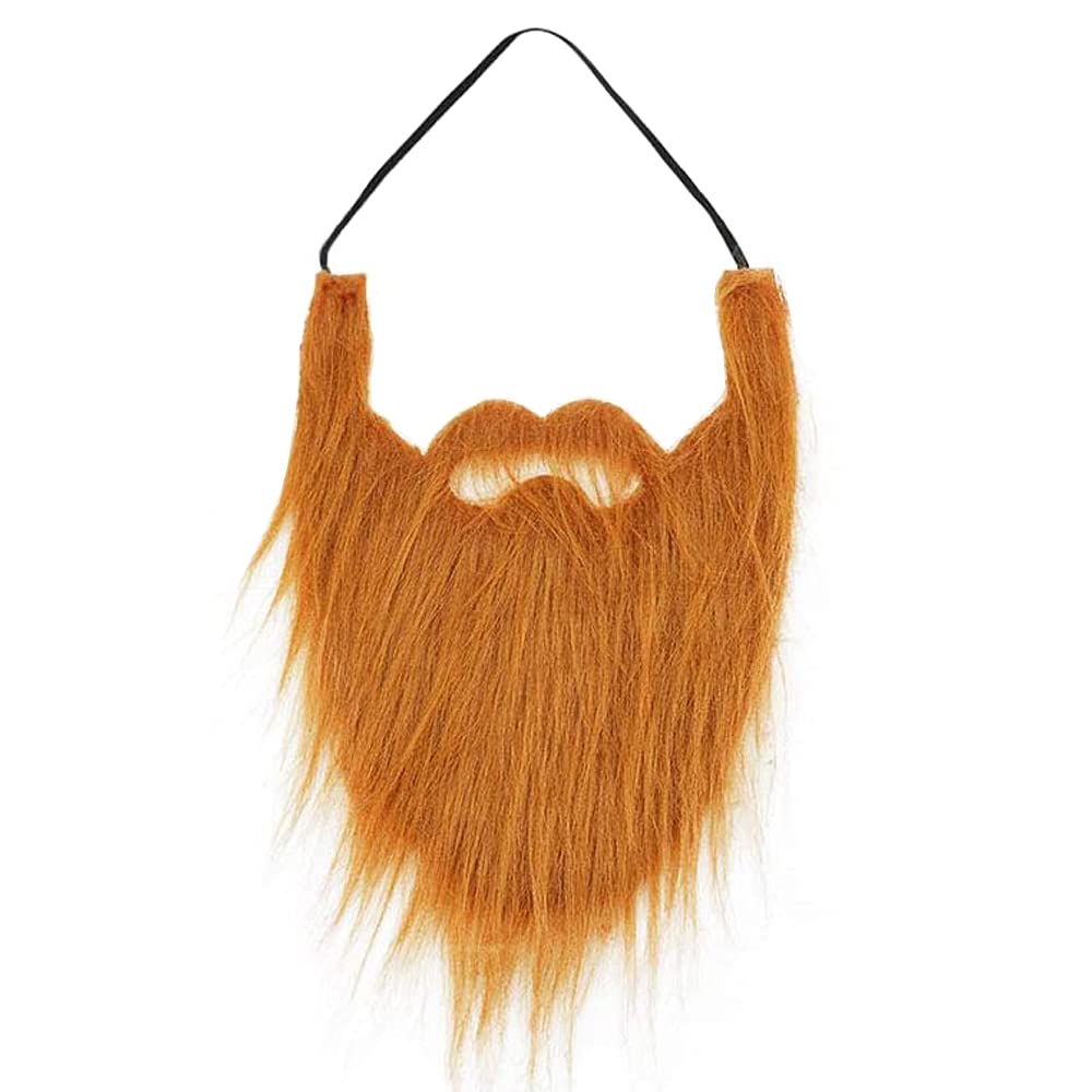 [Australia] - VIGUEUR Mustaches Self Adhesive - Costume Party Male Man Fake Beard Moustache Brown 
