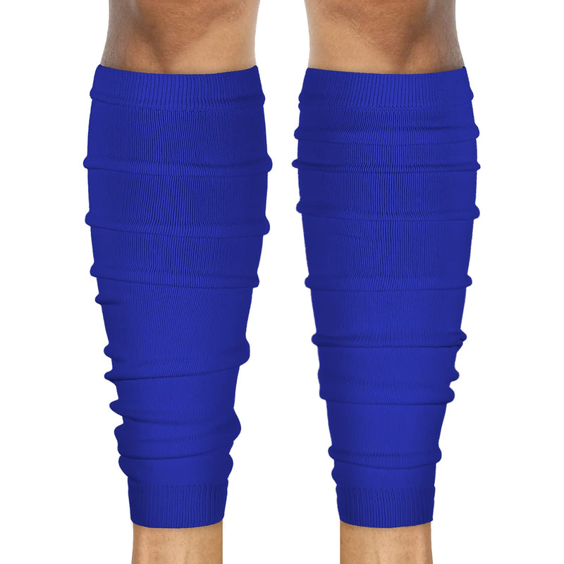 [Australia] - SLEEFS Calf Compression Leg Sleeves - Football Leg Sleeves for Adult Athletes - Shin Splint Support (Royal Blue) One Size Royal Blue 