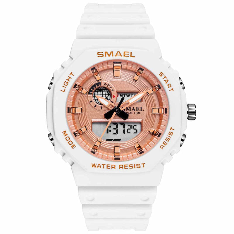 [Australia] - Women Watch, Digital Watch Fashion Waterproof Sports Watches for Women white 