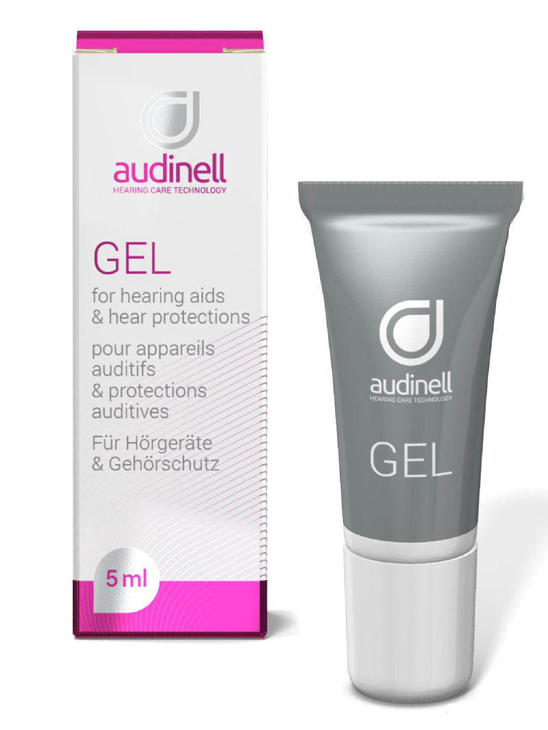 [Australia] - Audinell Ear Gel (5ml) | For Itchy Ears, Dry Skin, Rash, Eczema, Dermatitis | Naturally Hydrates, Moisturizes, Lubricates Ear Canal | Aids Insertion of Hearing Devices, Earbuds, Earplugs, Earmold 