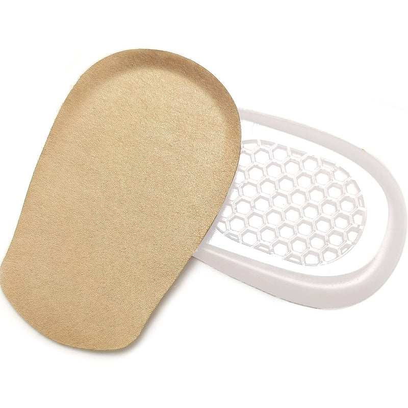 [Australia] - Heel Lifts, 1/2 Inch Shoe Lift, Gel Heel Raisers for Leg Length Discrepancies, Large Height Increase Insole for Men or Women, Shoe Inserts Comfort Half Foot Pads for Heel Pain - 1 Pair Large Size 