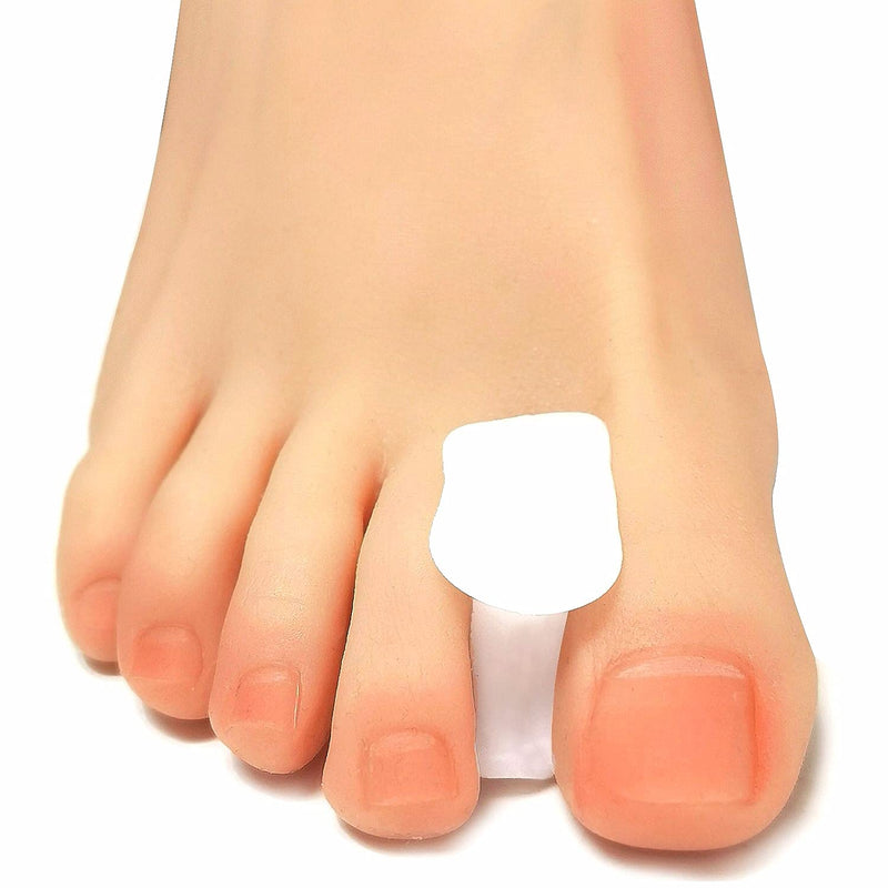 [Australia] - PrettSole 6 Pairs Toe Separators(1/2' Thick), Silicone Toe Spacer, Bunion Relief Pads to Temporarily Correct Big Toe & Relieve Bunion Pain, Overlapping Toe 