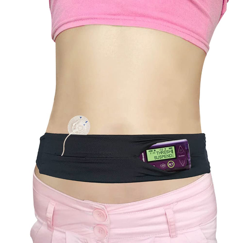 [Australia] - Hola Health Kids Diabetic Belt, T1D Children Insulin Pump Holder, Type 1 Diabetes Adjustable Waist Band Medical Devices Accessories for EpiPens, Girls, Boys 