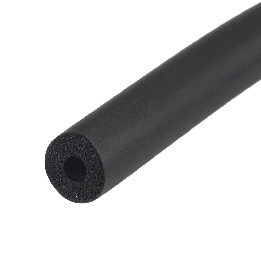 [Australia] - uxcell Foam Tubing for Handle Grip Support, Pipe Insulation, 6mm(1/4") ID 16mm OD 1m Length Black 6mm x 16mm 