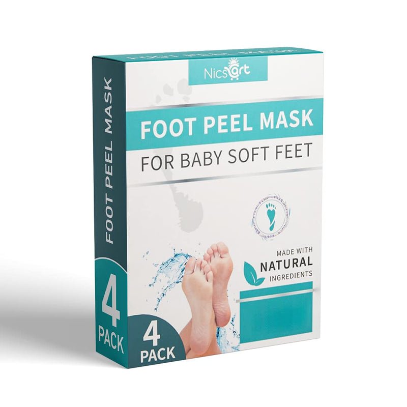 [Australia] - Foot Peel Mask | Dry & Cracked Feet Peeling Mask Exfoliator For Baby Soft Feet | Gentle Treatment Pedicure For Exfoliating Dry Feet 
