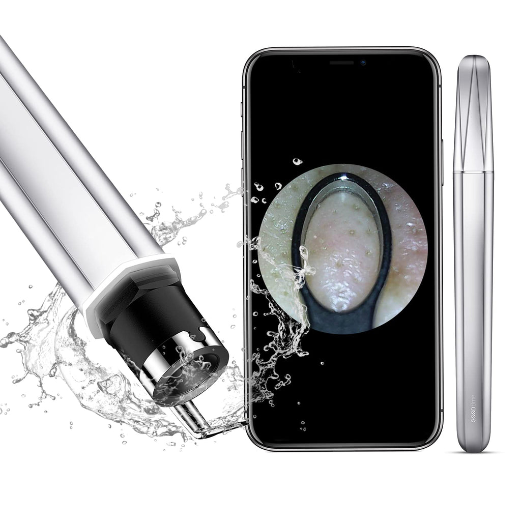 [Australia] - GOODtime Visible Blackhead Remover, Pimple Popper Tool, Pore Cleaner with Ultra HD Camera and Lights, Rechargeable, Comedones Blackhead Extractor Tool for iPhone, iPad & Android Smart Phones 